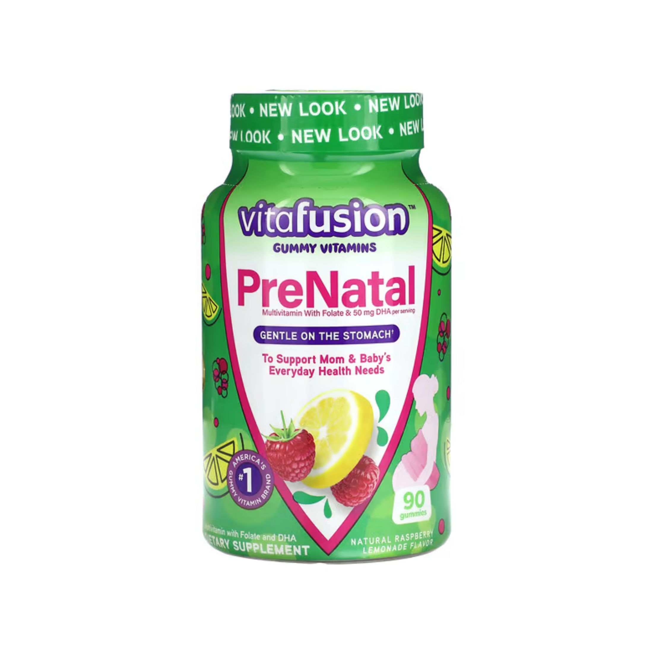 Vitafusion Gummy Vitamins, Prenatal, Raspberry Lemonade Flavor
