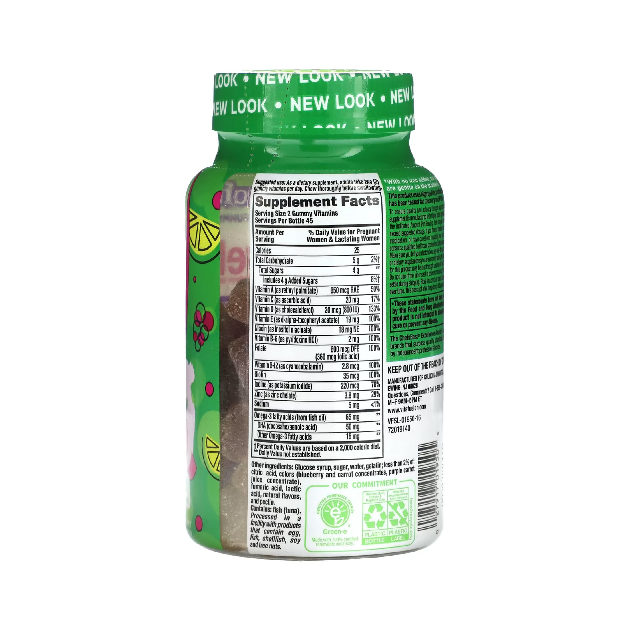 Vitafusion Gummy Vitamins, Prenatal, Raspberry Lemonade Flavor