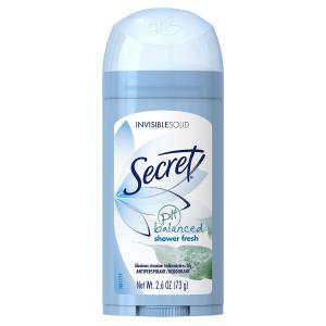 Secret Shower Fresh Invisible Solid Antiperspirant & Deodorant - 2.6oz