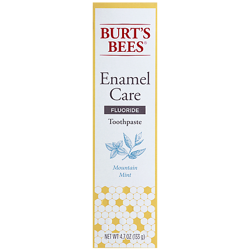 Burt's Bees Toothpaste, Fluoride, Enamel Care, Mountain Mint