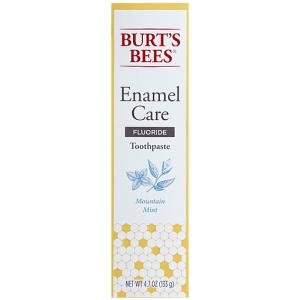 Burt's Bees Toothpaste, Fluoride, Enamel Care, Mountain Mint