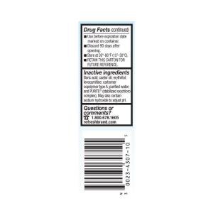 Refresh Optive, Eye Drops, Lubricant, Advanced, Triple-Action Relief, 0.33 Fl Oz