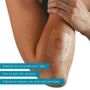 Nexcare 3M H1624 Tegaderm Waterproof Transparent Dressing, 2-3/8 In X 2 3/4 In, 8 Ct