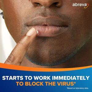 Abreva Docosanol 10% Cream Cold Sore / Fever Blister Treatment Tube - 0.07 Ounce