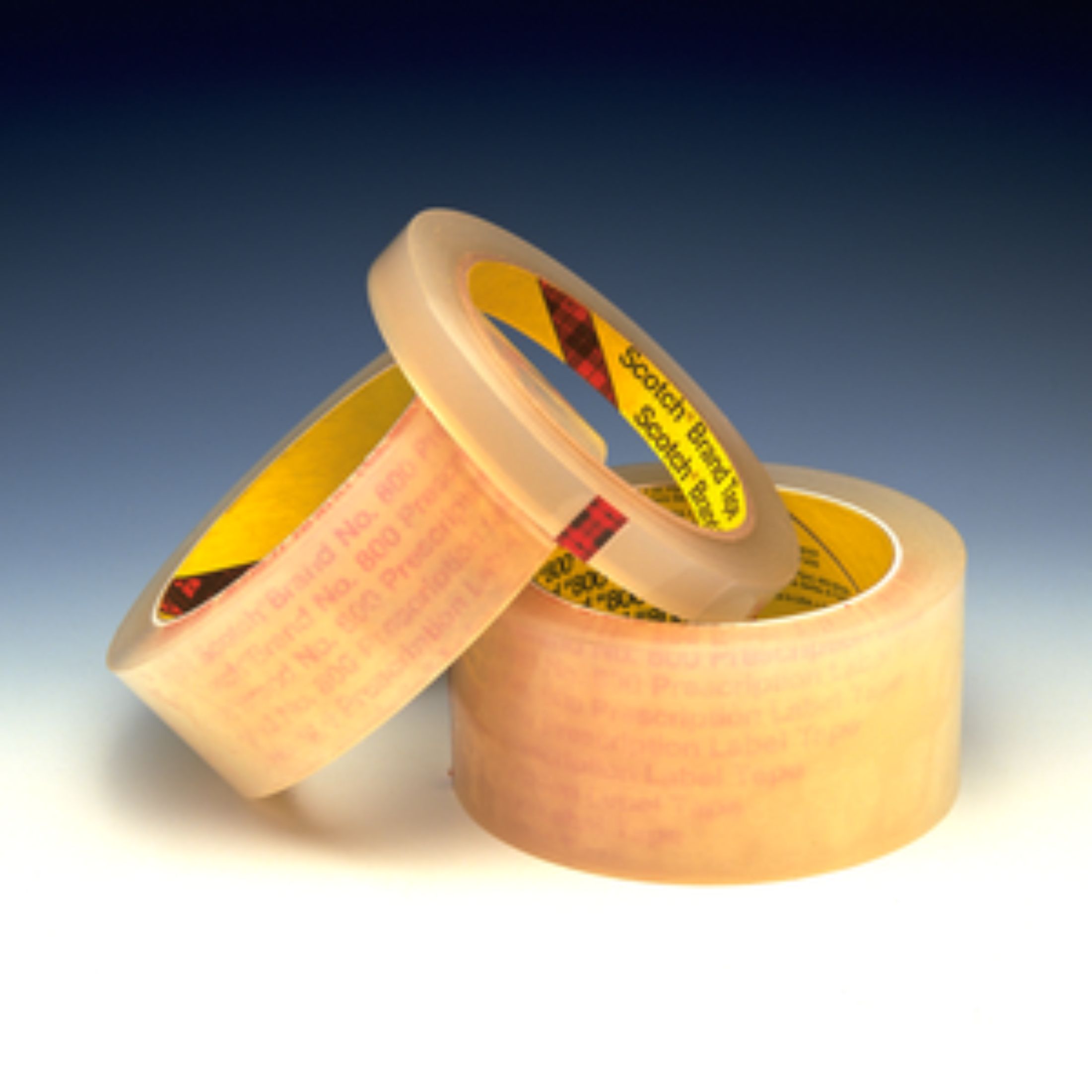 3M Scotch Prescription Label Tape 800 Clear, 2 In X 72 Yd, 6 Rolls/Bag