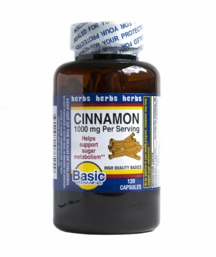 Basic Vitamins Cinnamon Capsules 1000mg