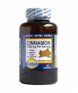 Basic Vitamins Cinnamon Capsules 1000mg