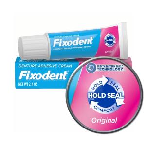 Fixodent Complete Original Denture Adhesive Cream, 0.75 Oz