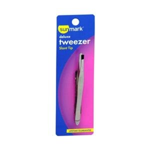 Sunmark Deluxe Tweezer Slant Tip