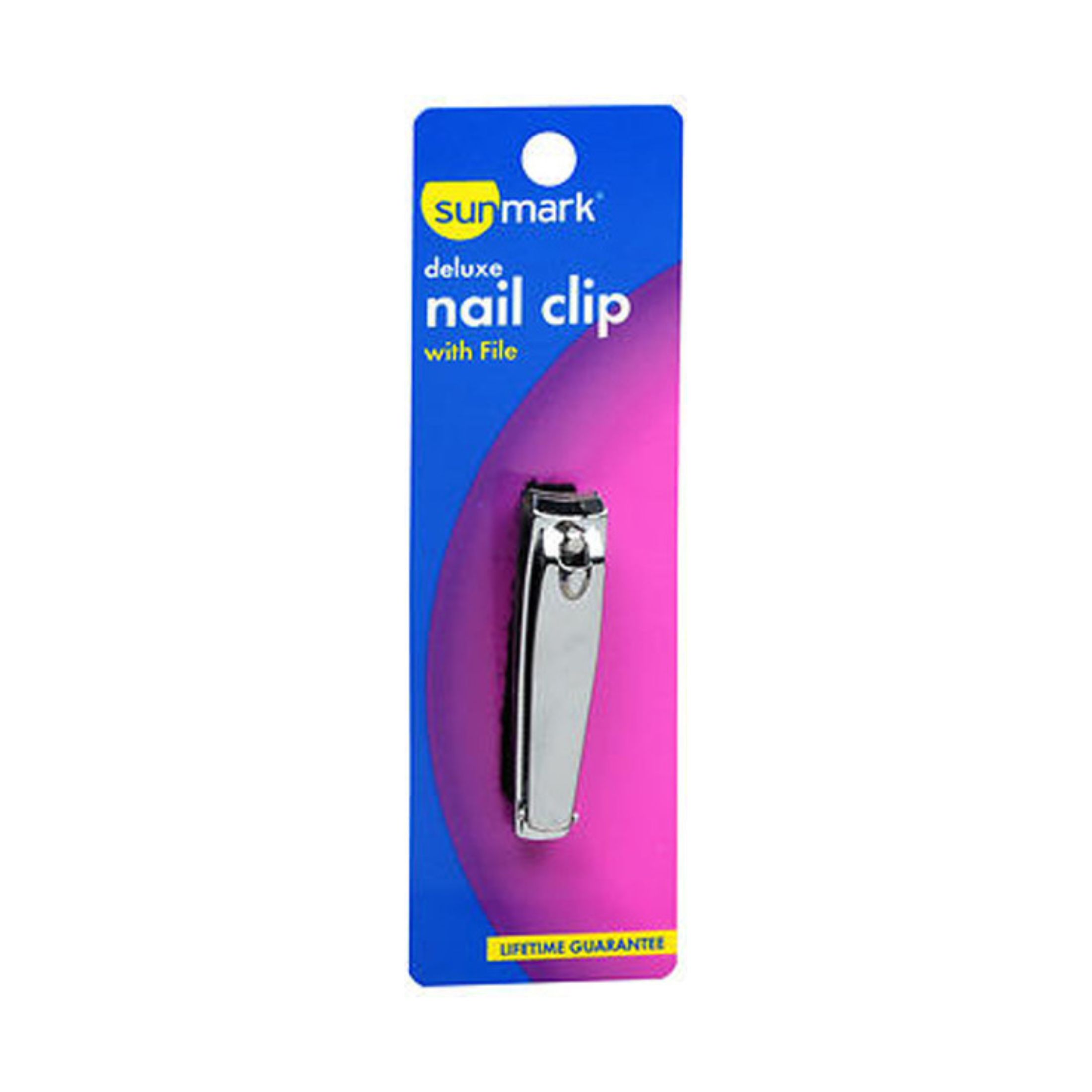Sunmark Deluxe Nail Clip With File