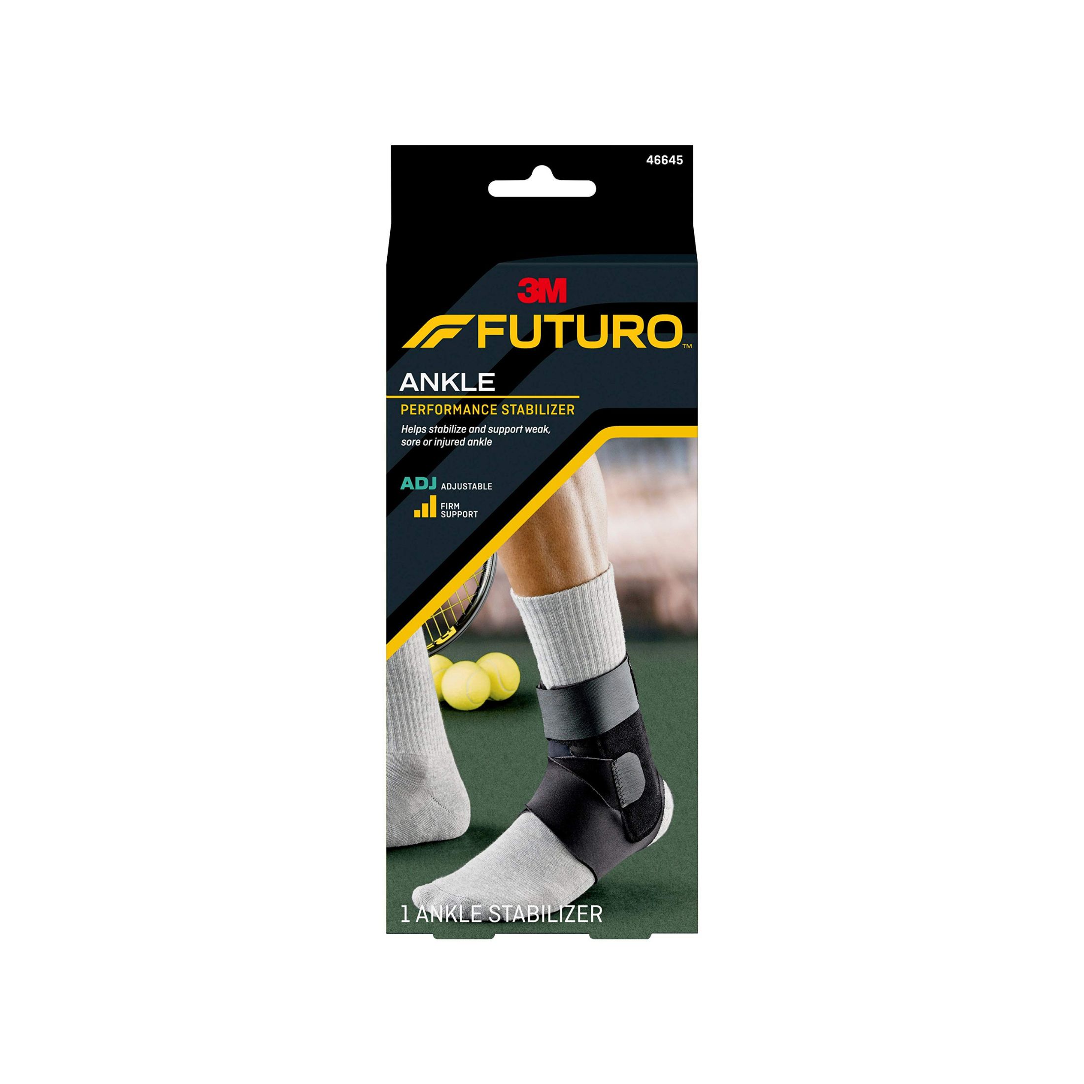 Futuro Sport Deluxe Ankle Stabilizer Moderate Support Adjust To Fit