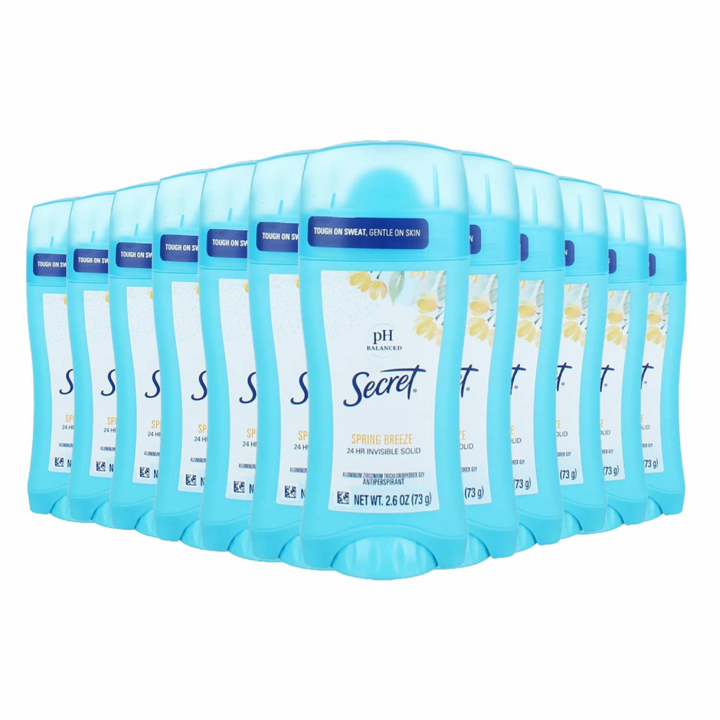 Secret Antiperspirant/Deodorant, Spring Breeze, Invisible Solid
