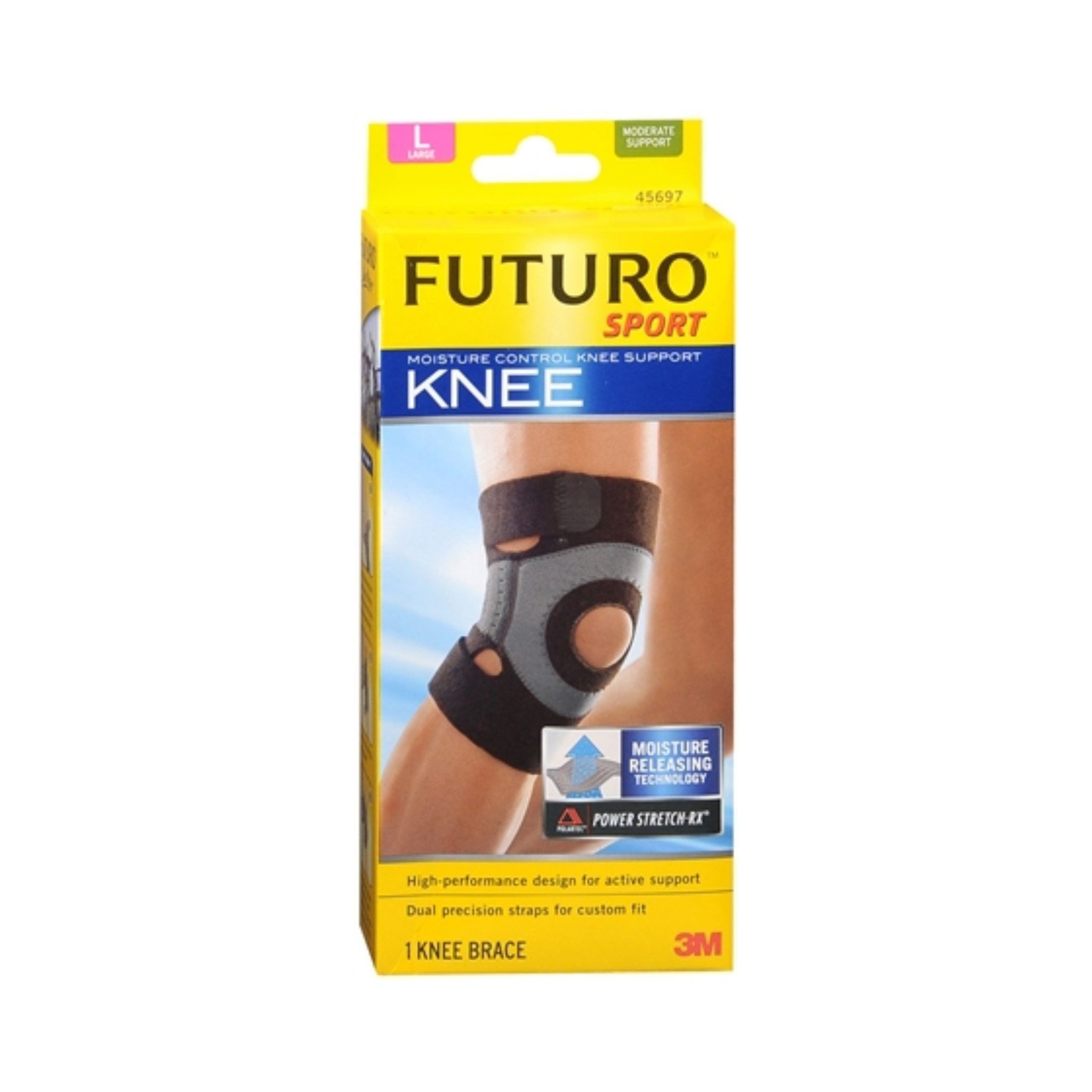Futuro Sport Moisture Control Knee Support, Moderate, Small