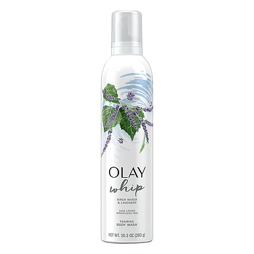 Olay Whip Foaming Body Wash, Birch Water & Lavender