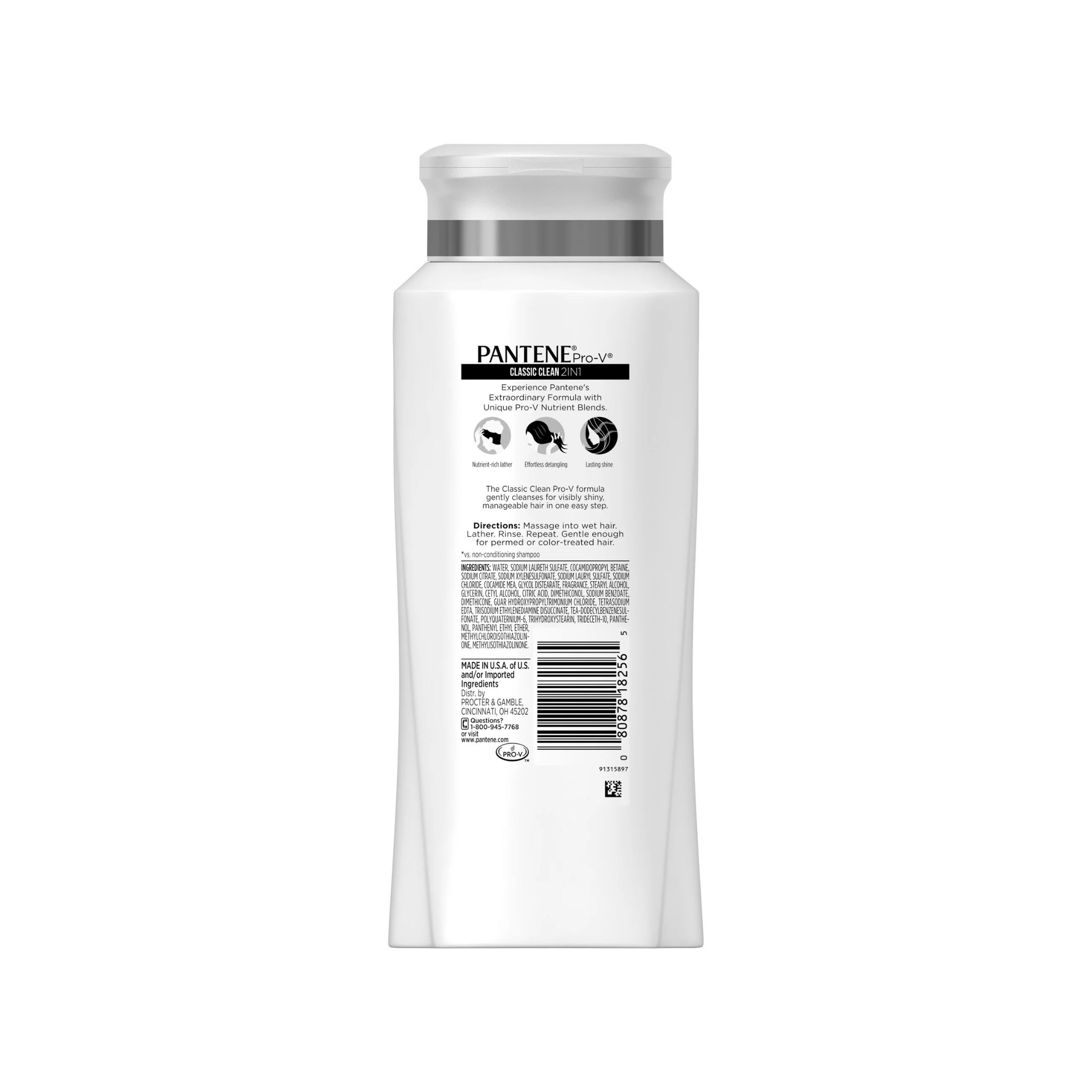 Pantene Pro-V Shampoo & Conditioner, 2 In 1, Classic Clean