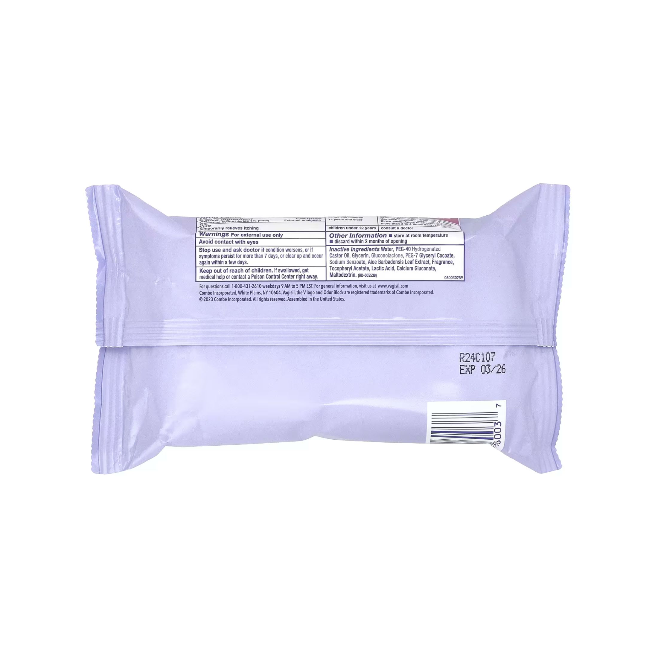 Vagisil Anti Itch Wipes, Medicated, Maximum Strength