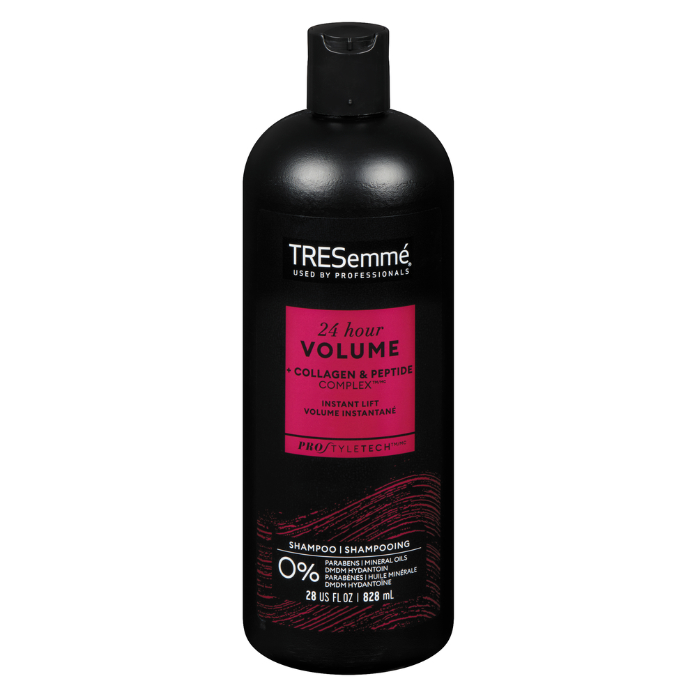 TRESemmé 24 Hour Volume + Collagen & Peptide Complex Shampoo, 28 Fl Oz