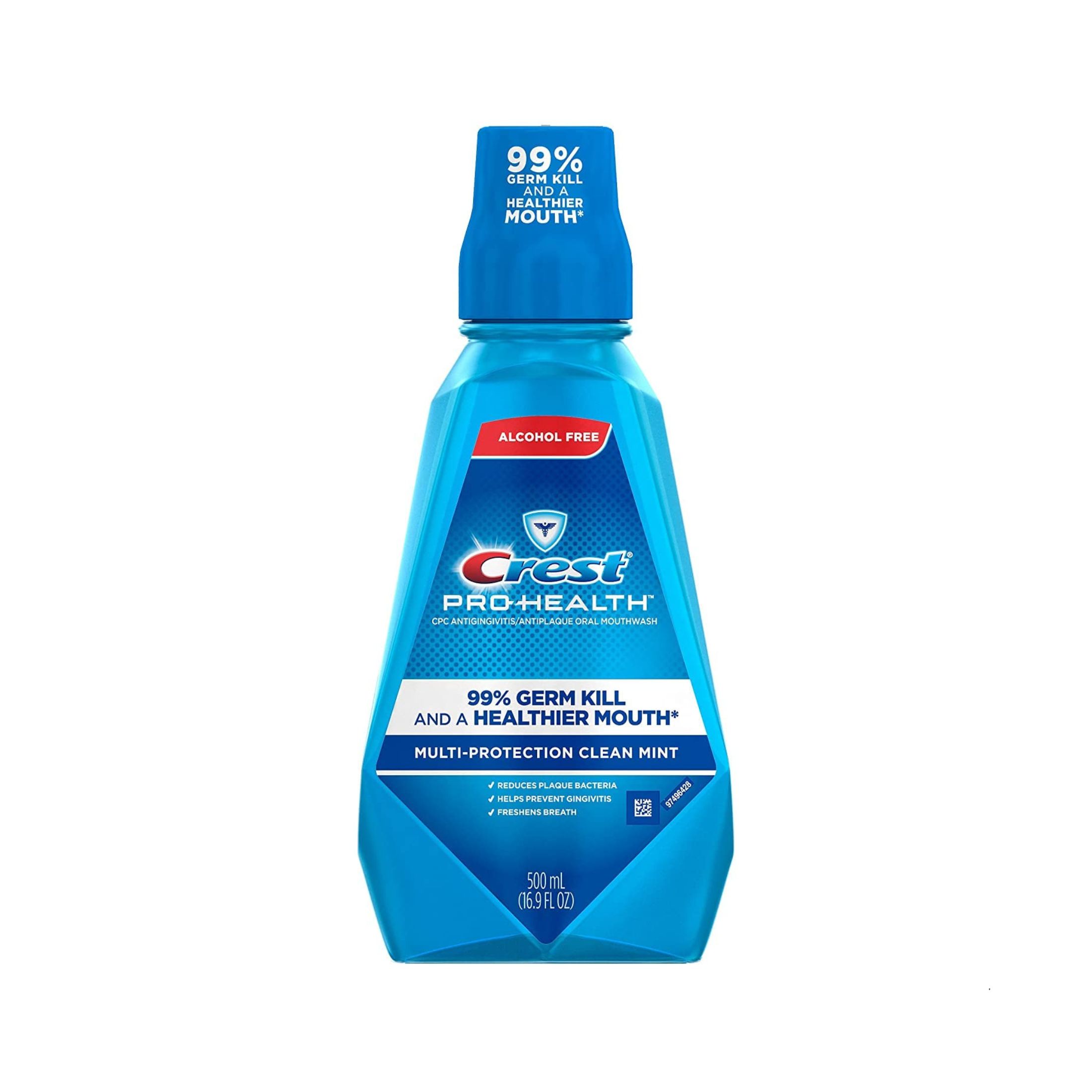 Crest Pro Health Multi Protection Clean Mint Mouthwash 16.9 Fl Oz