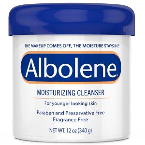 Albolene Moisturizing Cleanser Cream, Fragrance Free, 12 Oz