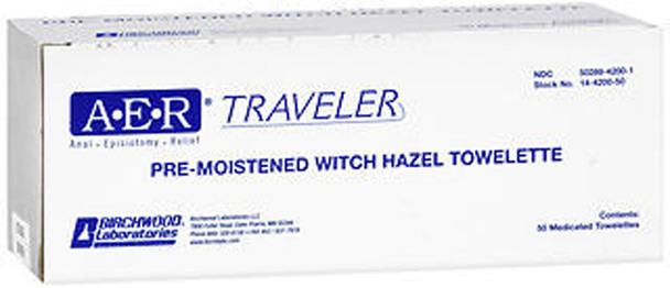 A.e.r. Traveler Pre-Moistened Witch Hazel Towelettes