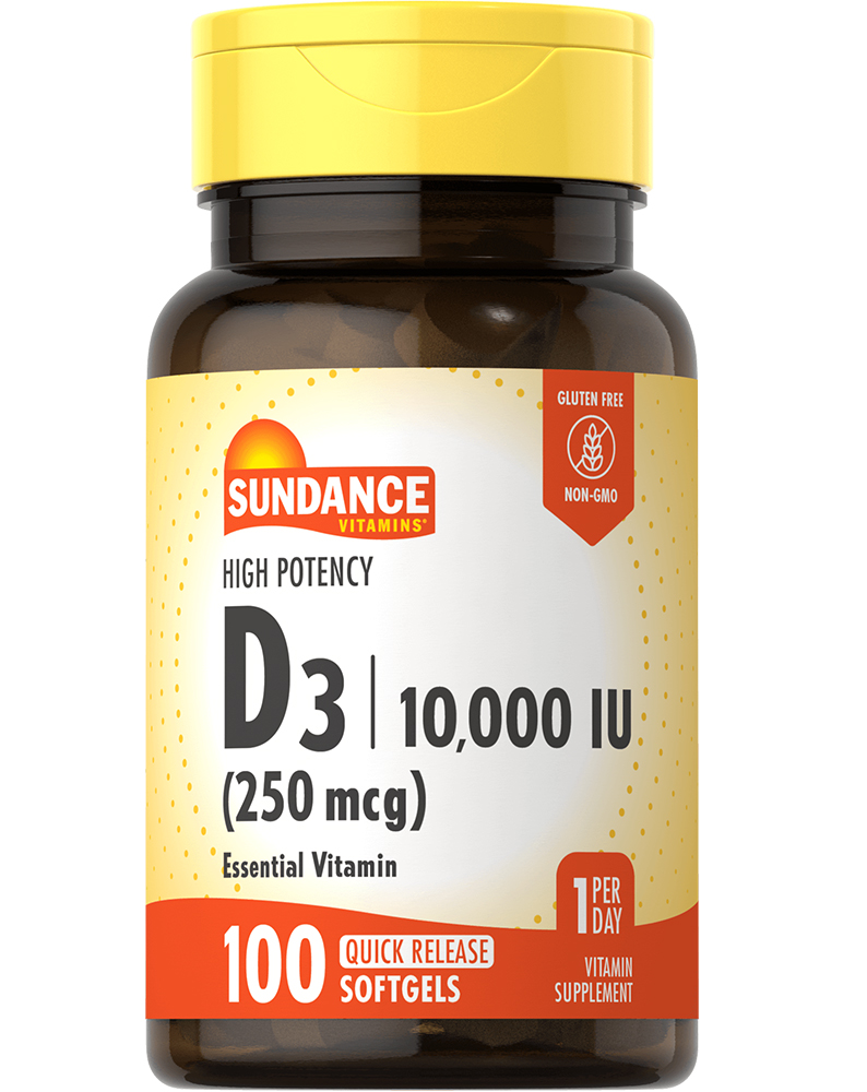 Sundance Vitamin D3 1000 IU Softgels