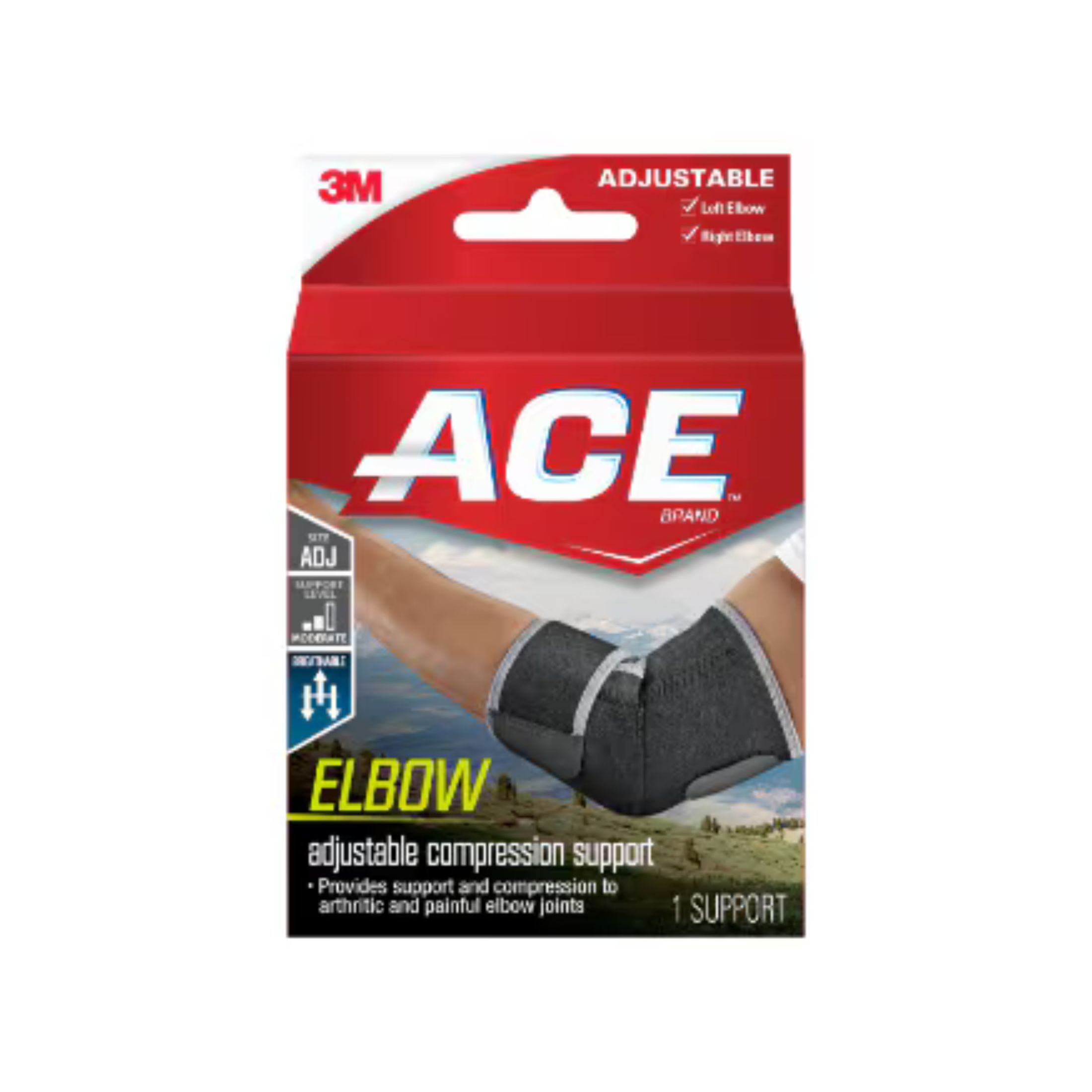 Ace Brand Neoprene Elbow Support, Adjustable Brace, One Size