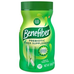 Benefiber Daily Prebiotic Dietary Fiber Supplement Powder, Unflavored, 125 Servings