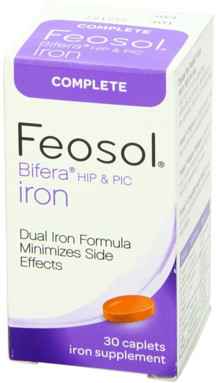 Feosol Complete Iron Supplement Caplets 30ct