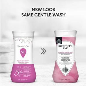 Summer's Eve Cleansing Wash For Sensitive Skin Simply - 9 Oz