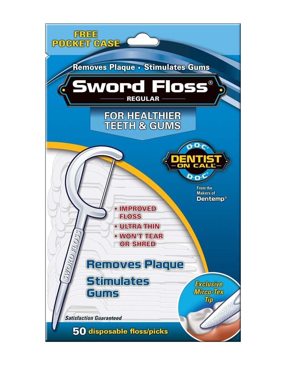 Sword Floss Disposable Floss/Picks Regular