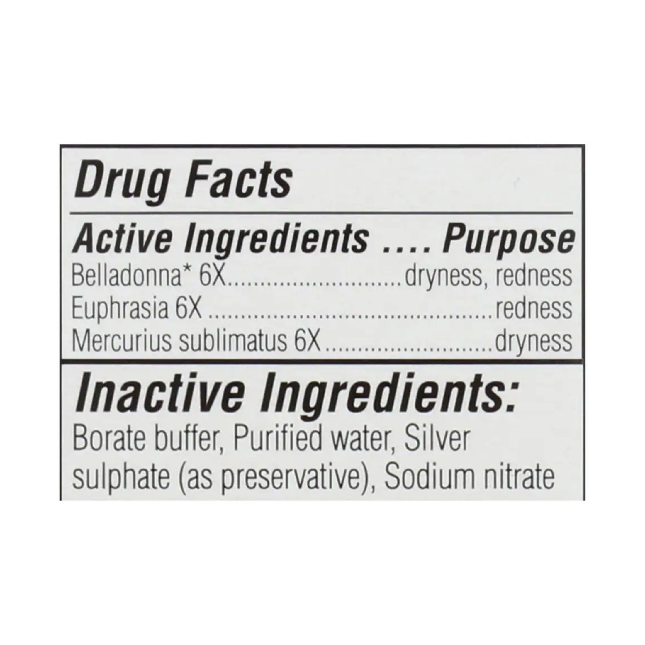 Similasan Dry Eye Relief Drops 1 0.33 Fl Oz
