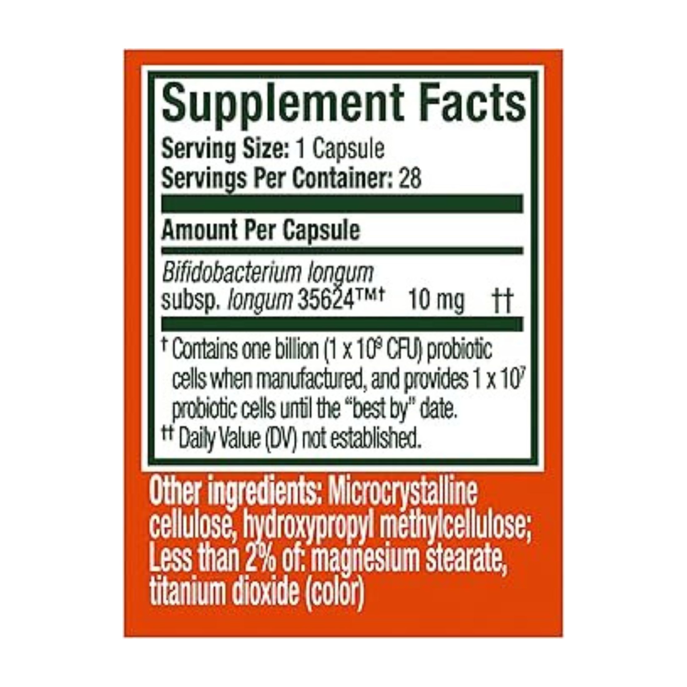 Align Digestive Support Probiotic Supplement Capsules