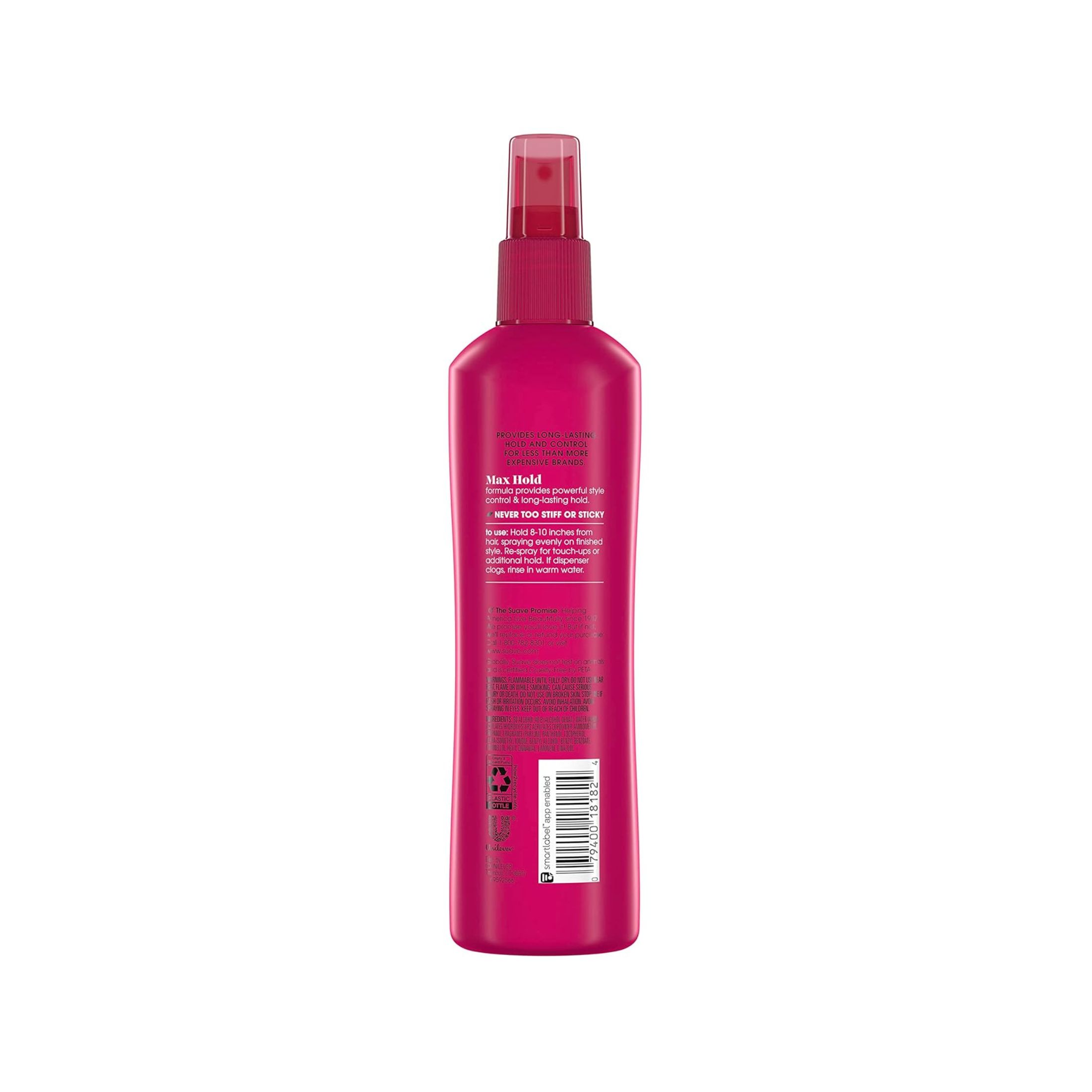Suave Essentials Max Hold Unscented Non Aerosol Hairspray - 11 Fl Oz