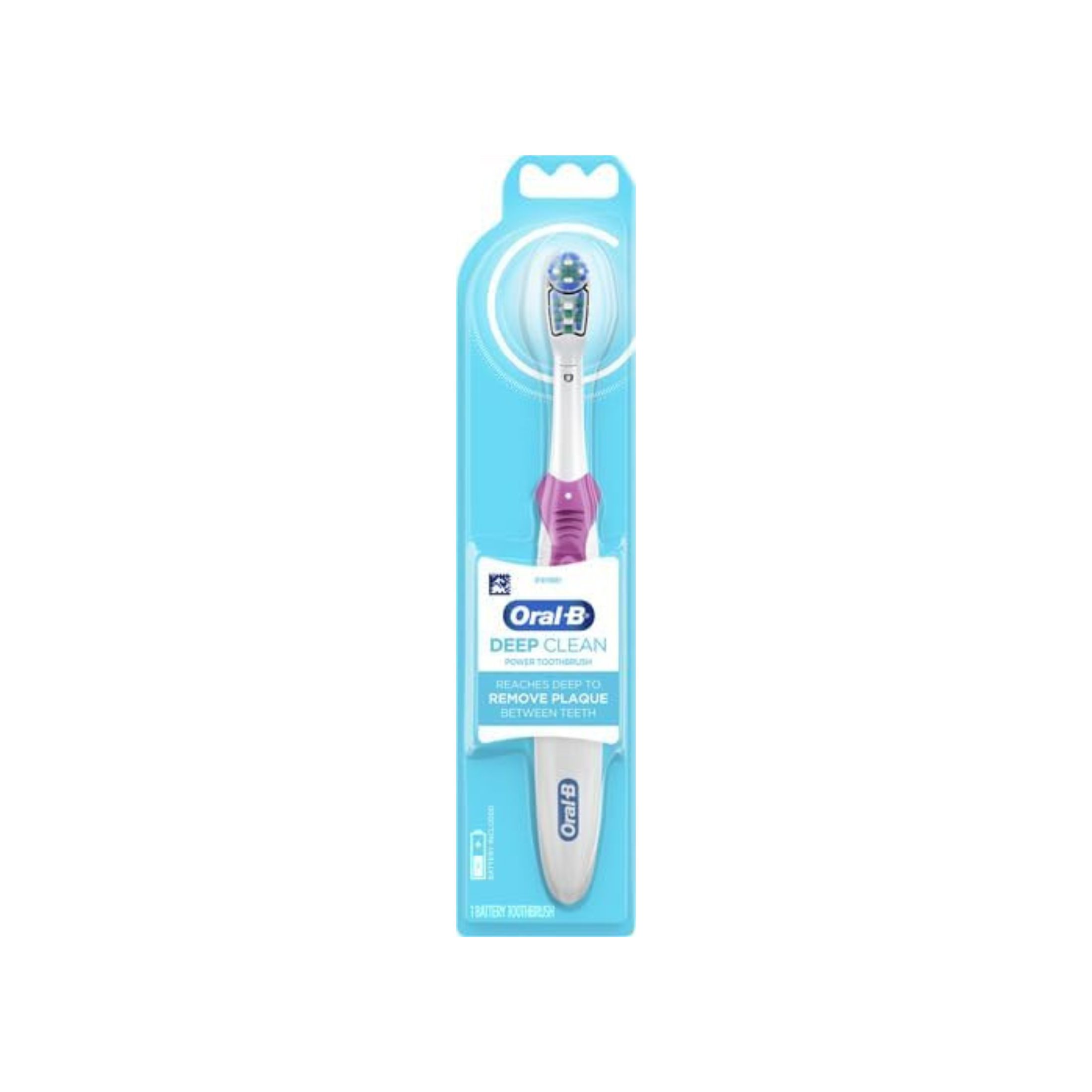Oral-B Complete Deep Clean Battery Powered Electric Toothbrush, 1 Count, Colors May Vary