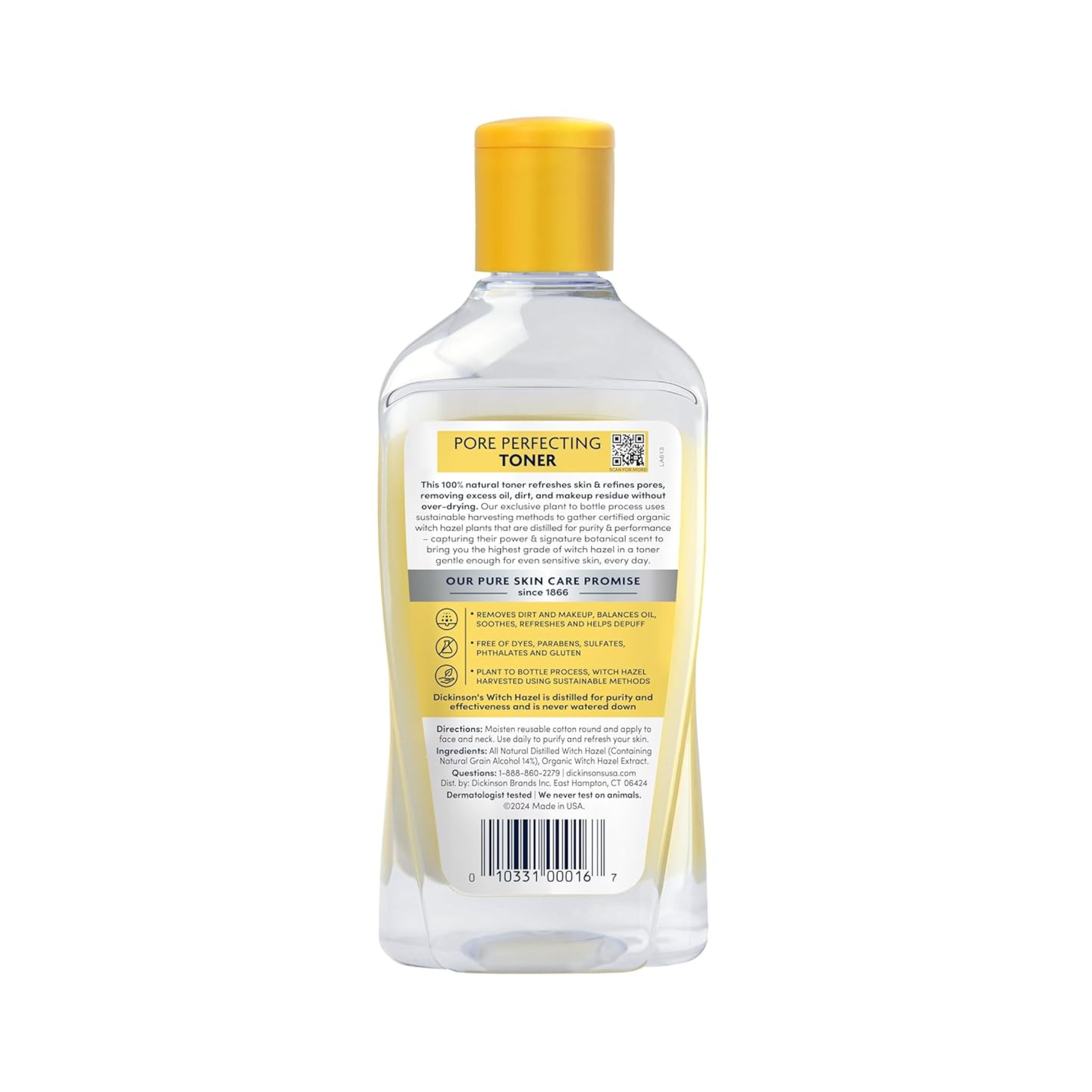 Dickinson's Original Witch Hazel Pore Perfecting Toner - 8oz