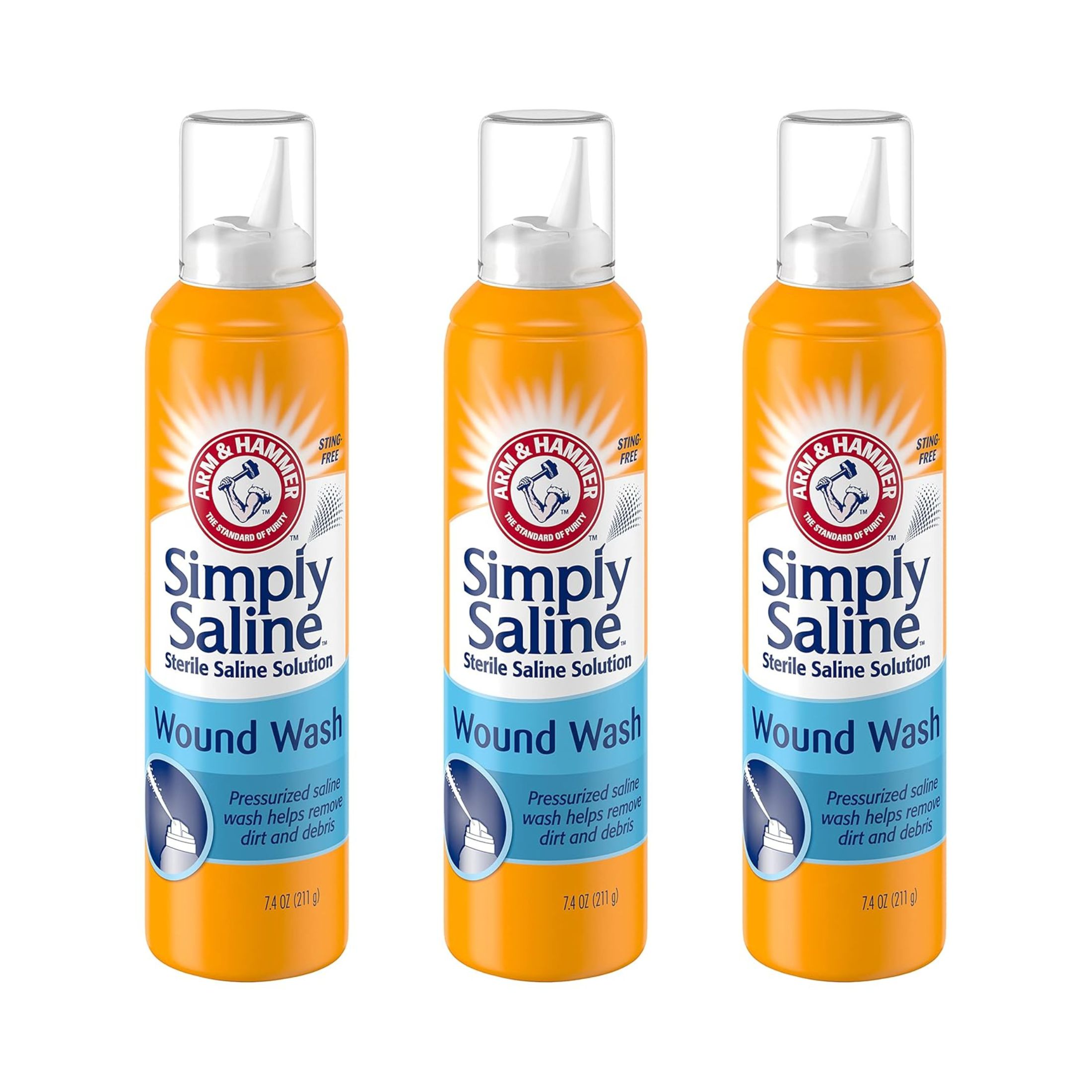 Arm & Hammer Simply Saline Sterile Saline, Wound Wash