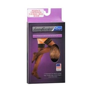 Fashion Loving Comfort Thigh High Stockings Moderate Beige Medium 1 Pair