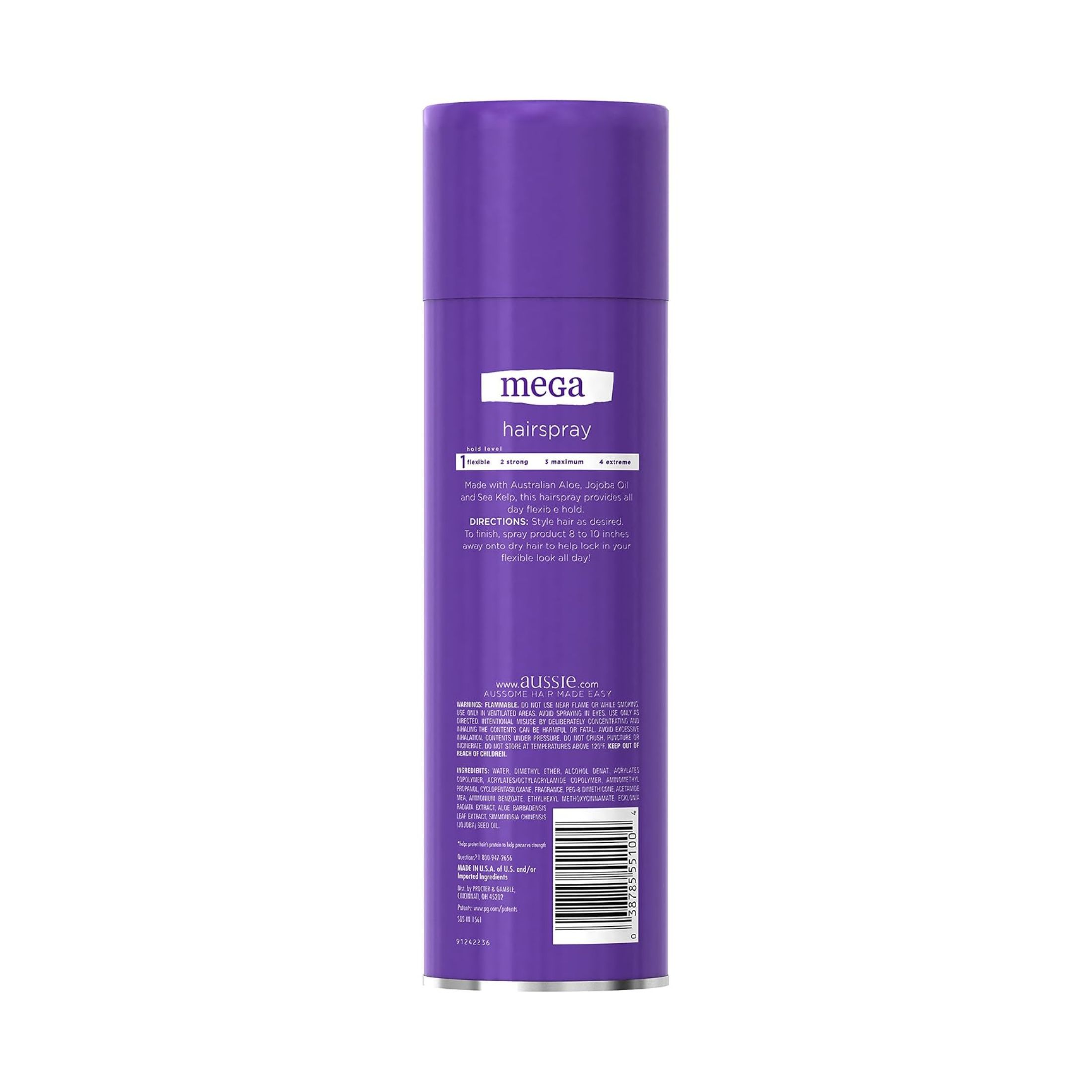 Aussie Flexible Hold Mega Hairspray 14 Oz. Aerosol Can