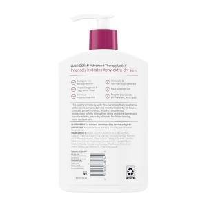 Lubriderm Advanced Therapy Fragrance Free Moisturizing Hand & Body Lotion + Pro-Ceramide With Vitamins E & Pro-Vitamin B5, Intense Hydration For Itchy, Extra Dry Skin, Non-Greasy, 16 Fl. Oz