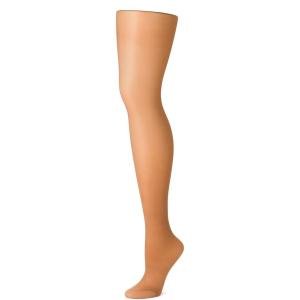 Futuro Energizing Nude French Cut Lace Ultra Sheer Pantyhose Plus