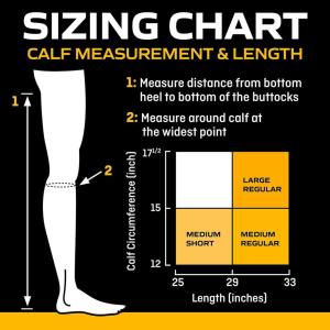 Futuro Anti-Embolism Closed Toe Stockings Thigh Length, White, Moderate Large