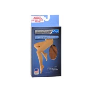 Loving Comfort Fashion Pantyhose Moderate Beige Medium - 1 Ea
