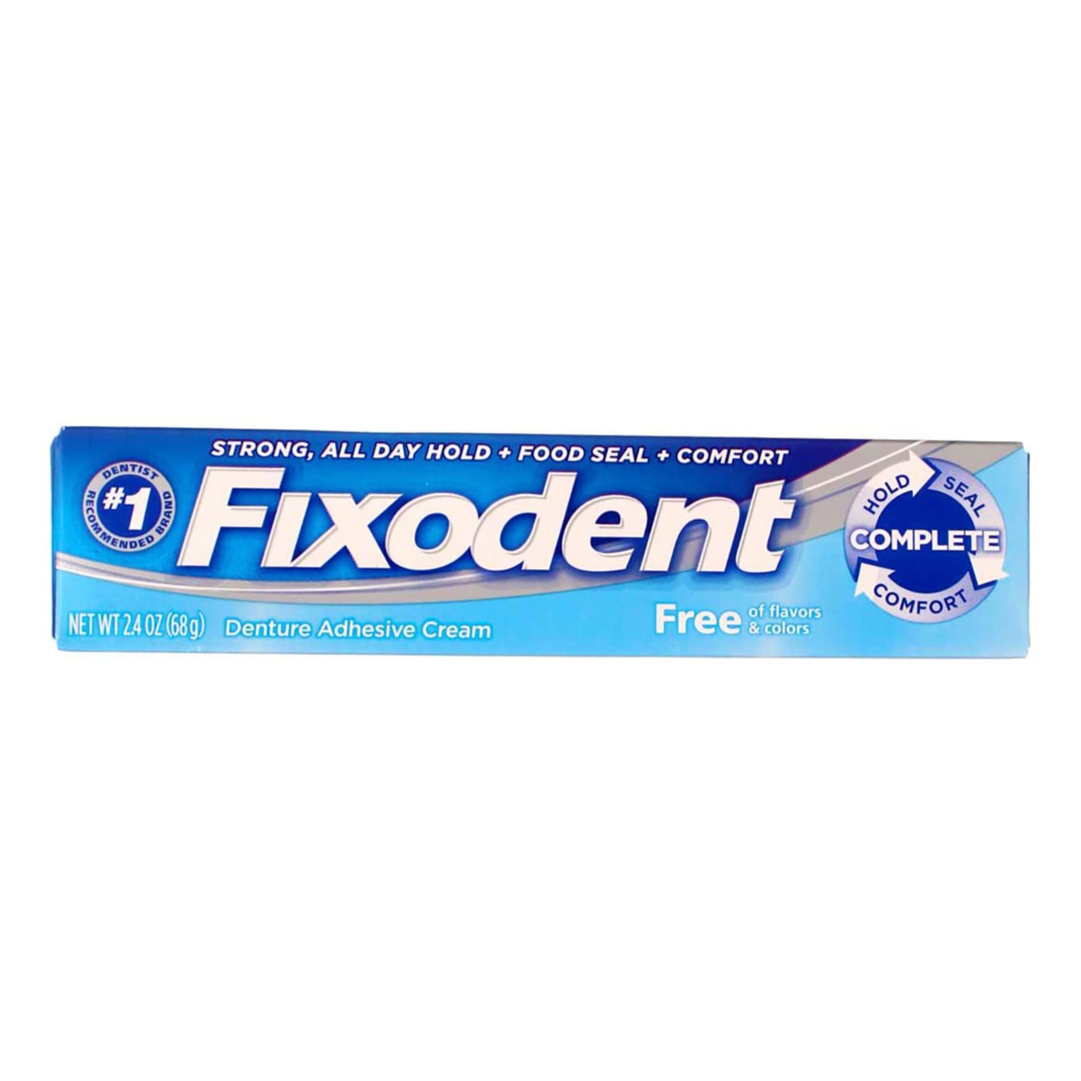 Fixodent Complete Free Denture Adhesive Cream - 2.4 Oz
