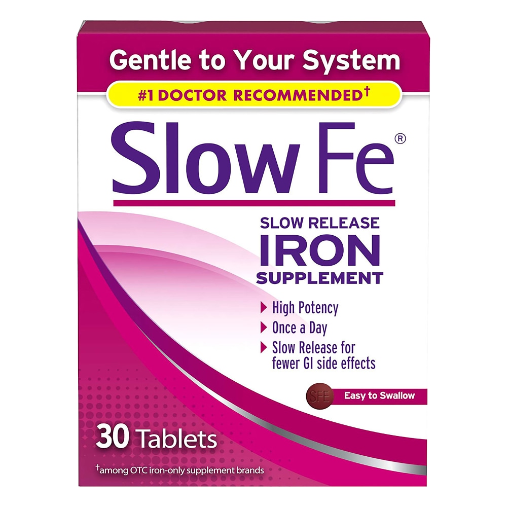 Slow Fe Tablets Release Iron Supplement