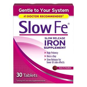 Slow Fe Tablets Release Iron Supplement