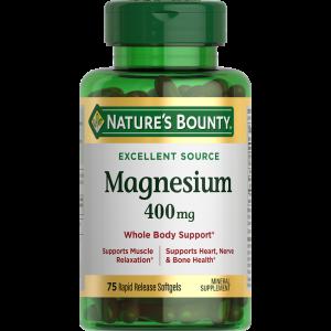 Nature's Bounty Rapid Release Softgels 400 Mg Magnesium