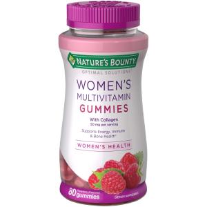 Nature's Bounty Optimal Solutions Multivitamin, Women's, 50 Mg, Raspberry Flavored, Gummies