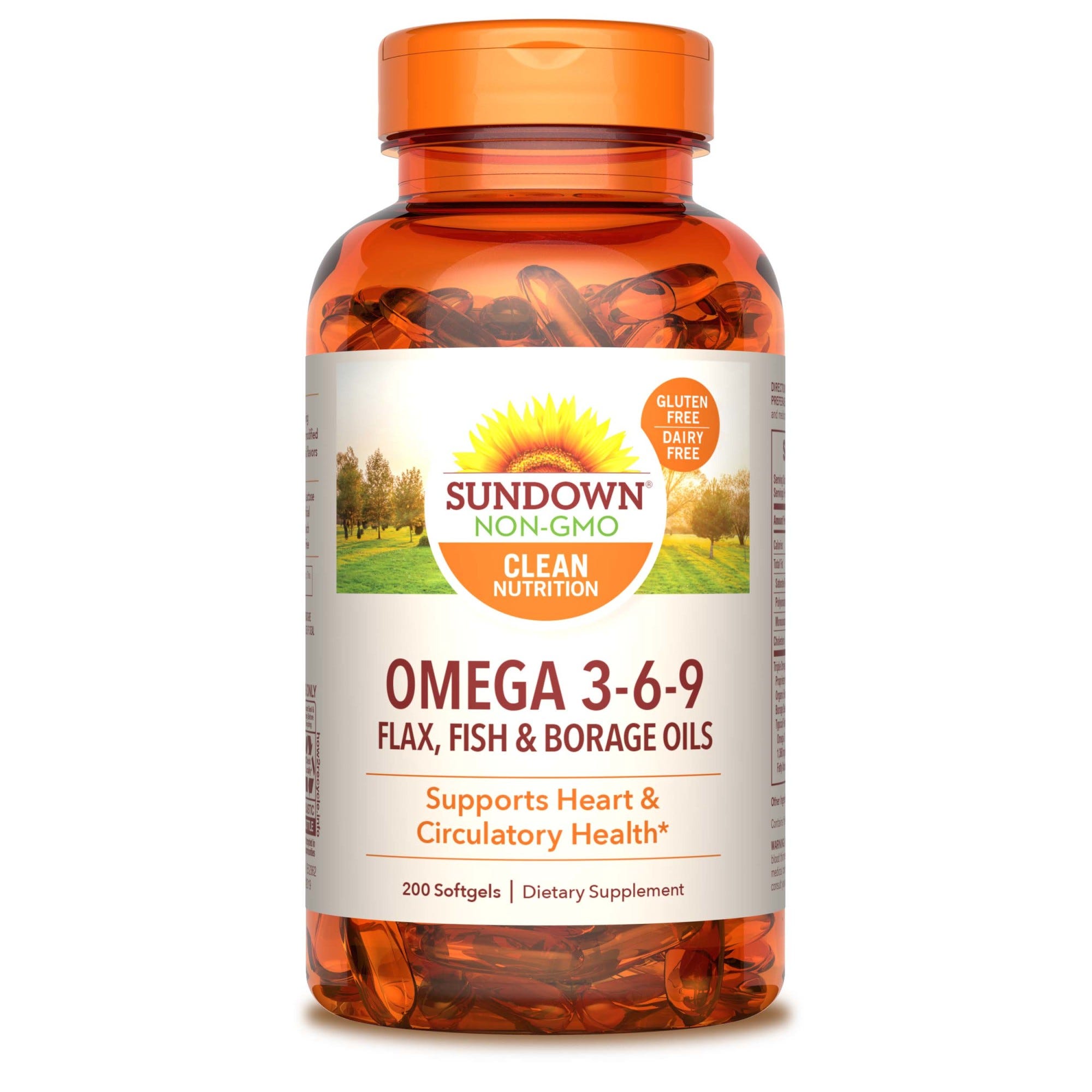 Sundown Naturals Triple Omega 3-6-9 Softgels