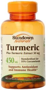 Sundown Naturals Turmeric, 500 Mg, Capsules