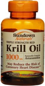 Sundown Naturals Triple Strength Red Krill Oil 1000 Mg Softgels